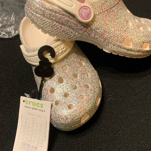 COPY - Crocs kids size 13 white glitter - Picture 3 of 3